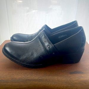 Born Black Split toe studded leather booties